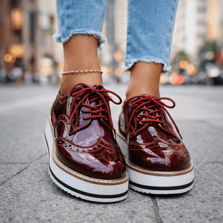 Elvyn Leather Platforms