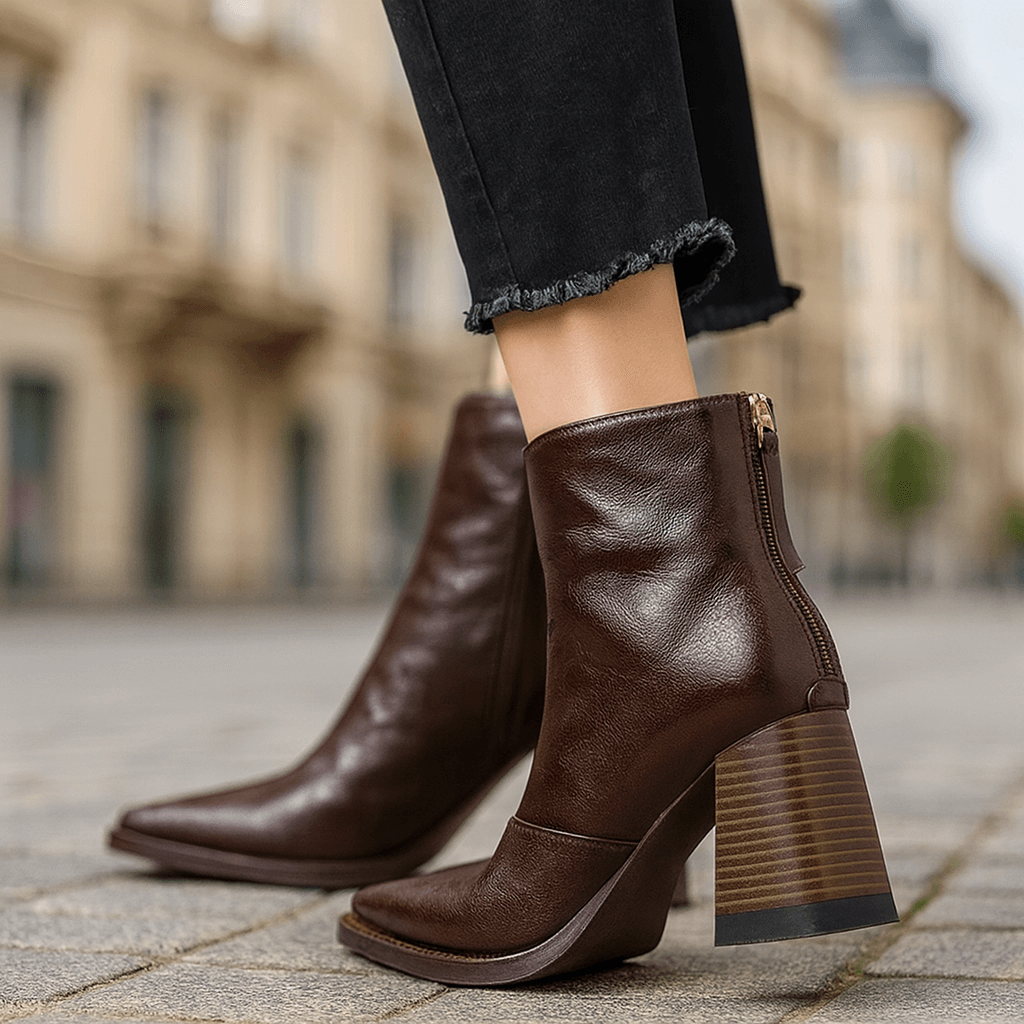 Noemi Leather Boots