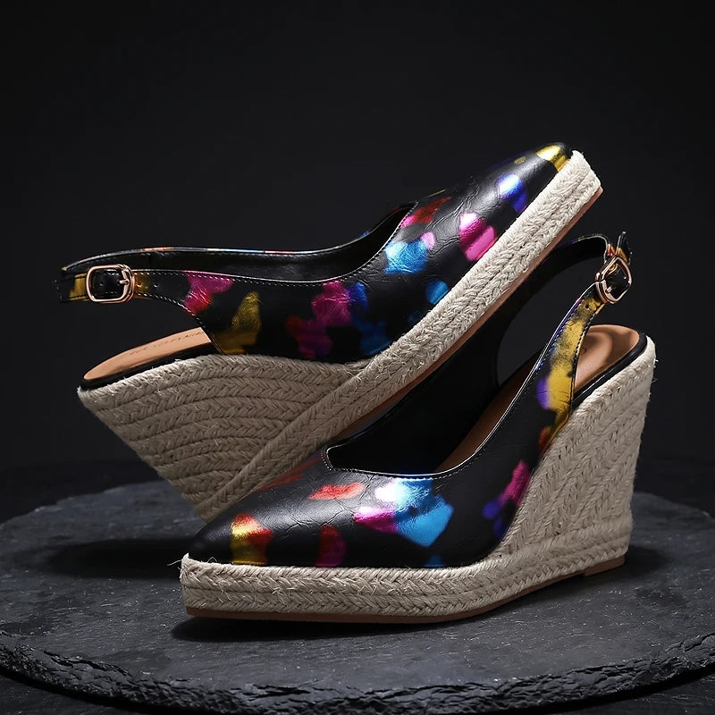 Beatrix Slingback Wedges