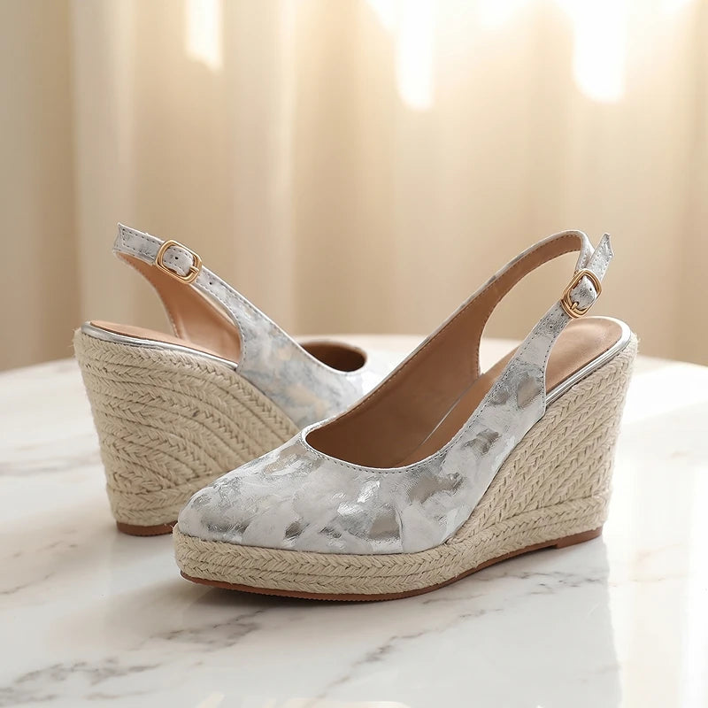 Beatrix Slingback Wedges