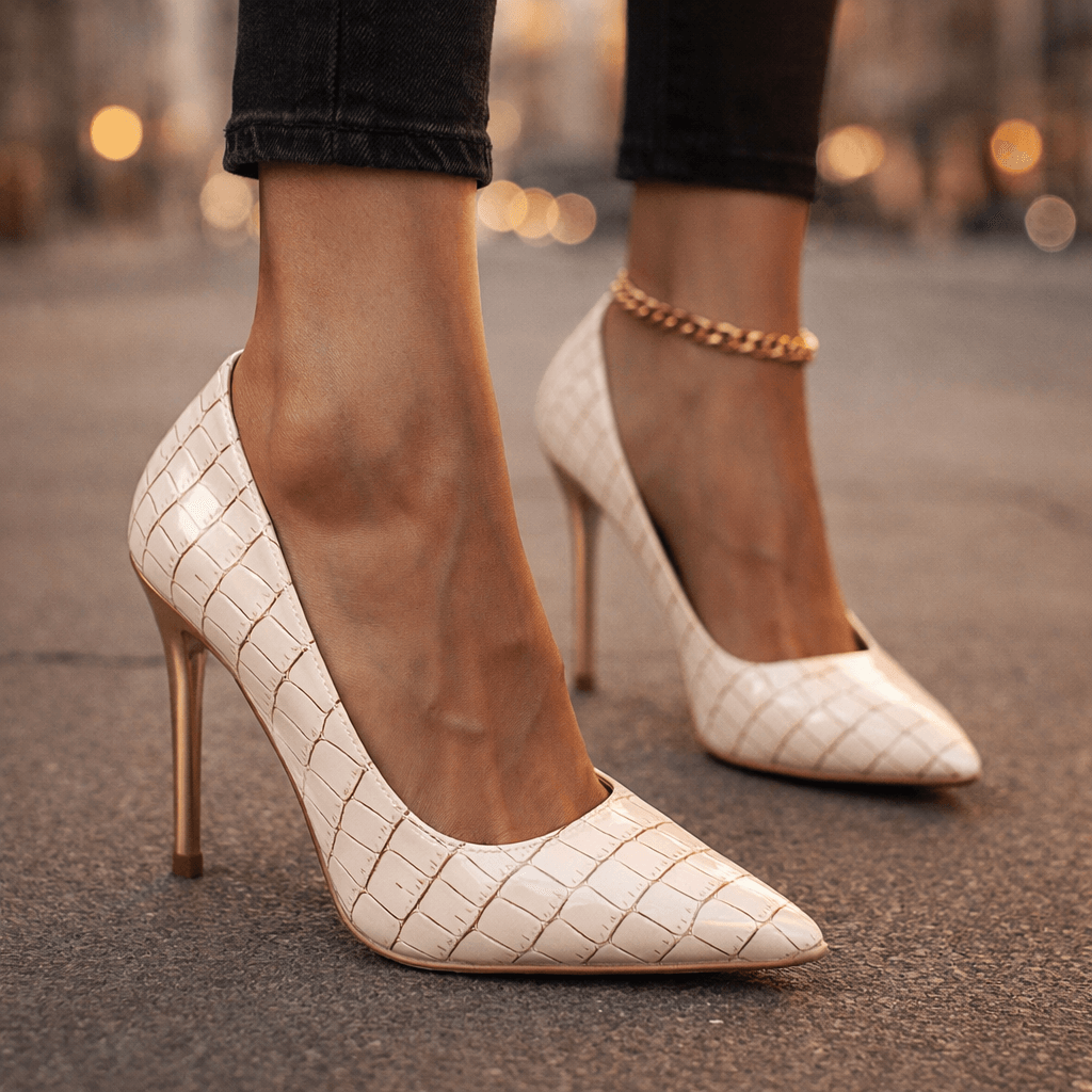 Aurea Gold Heels