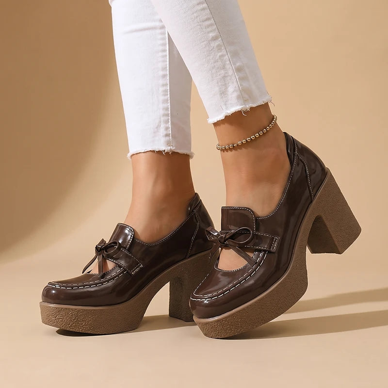 Roslyn Leather Heels