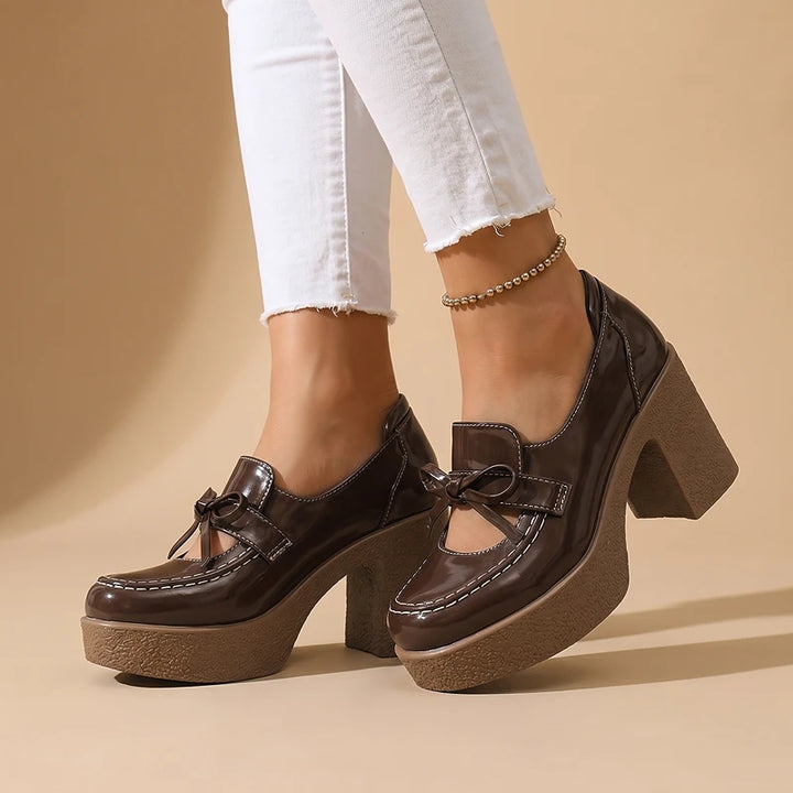 Roslyn Leather Heels