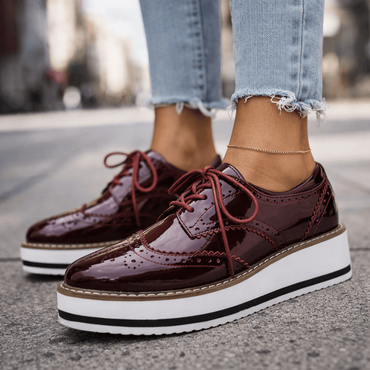 Elvyn Leather Platforms