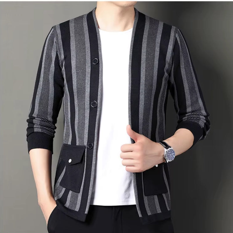 Paramount Striped Cardigan