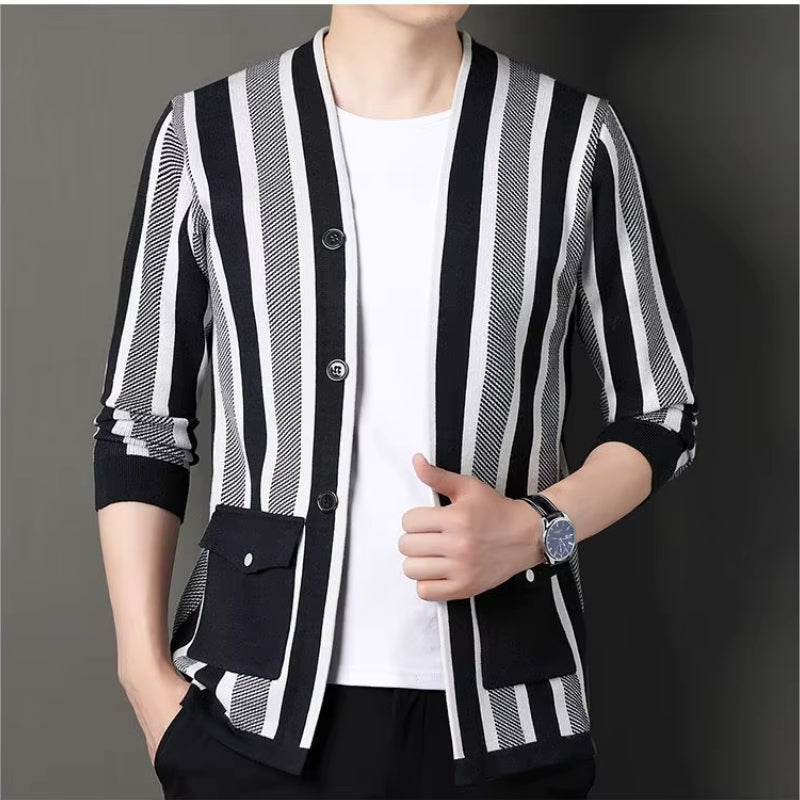 Paramount Striped Cardigan