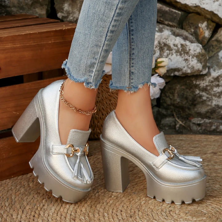 Zarela Platform Loafers
