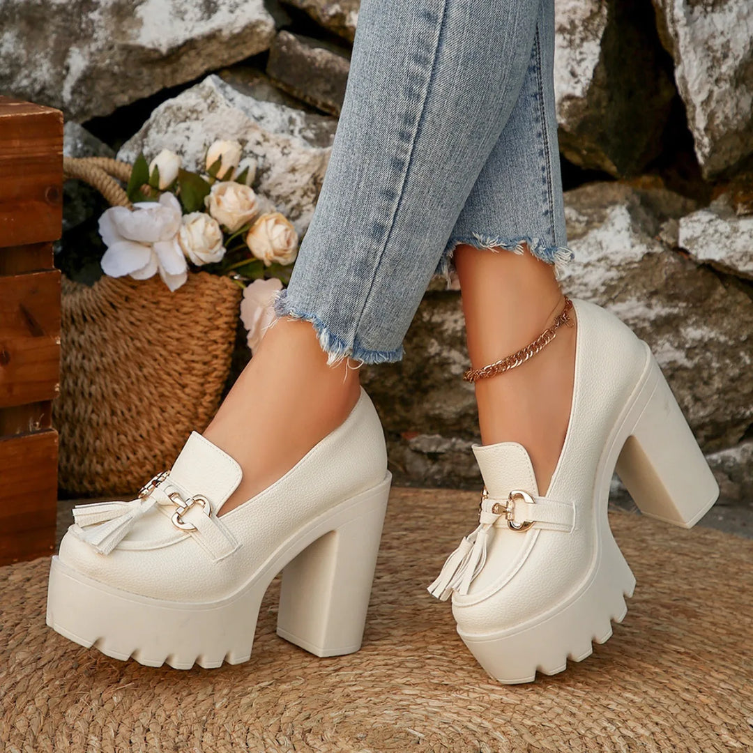 Zarela Platform Loafers