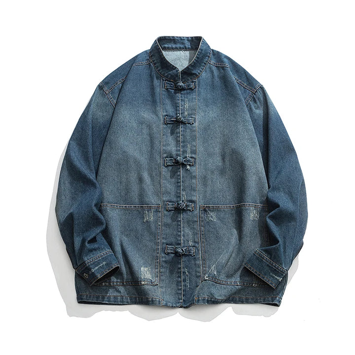 Fusion Knot Denim Jacket