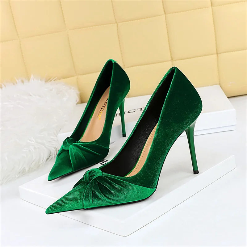 Juliette Velvet Heels