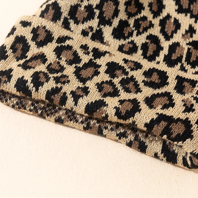 Aria Leopard Beanie