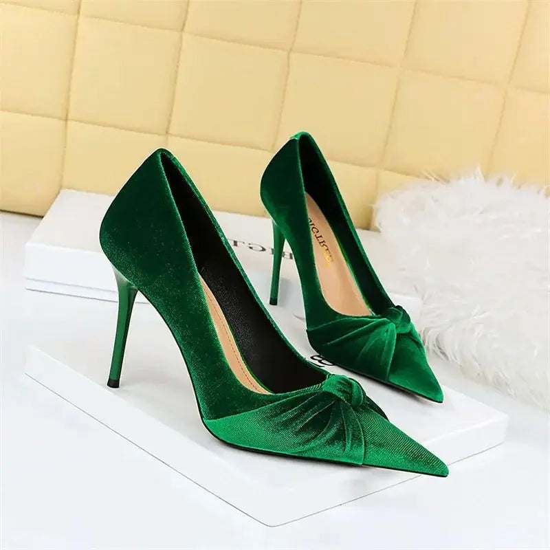 Juliette Velvet Heels