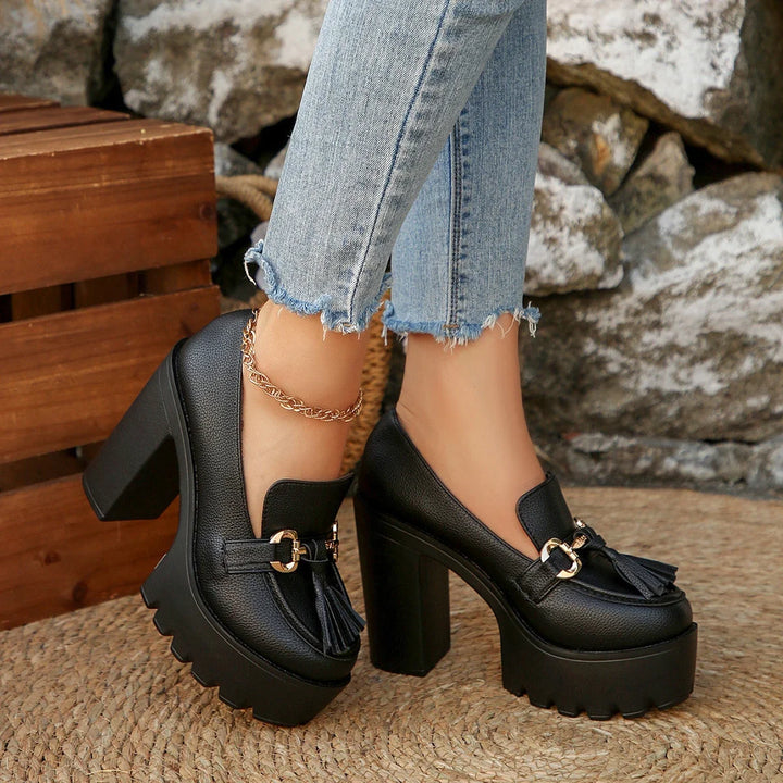 Zarela Platform Loafers