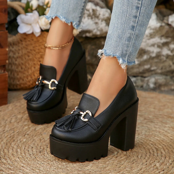 Zarela Platform Loafers