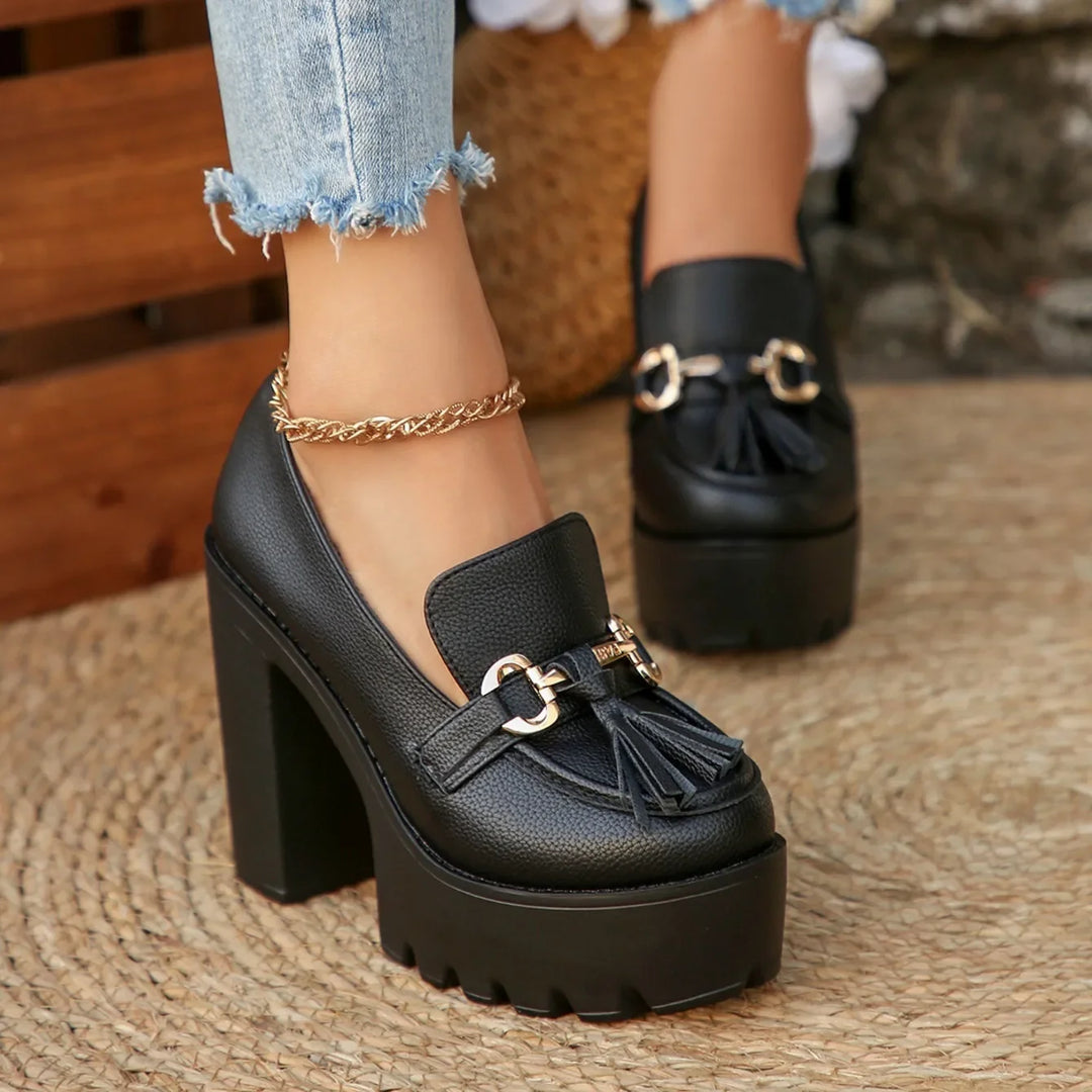 Zarela Platform Loafers