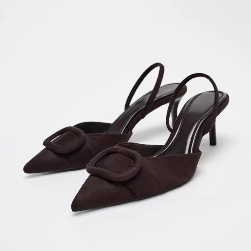 Liana Buckle Heels
