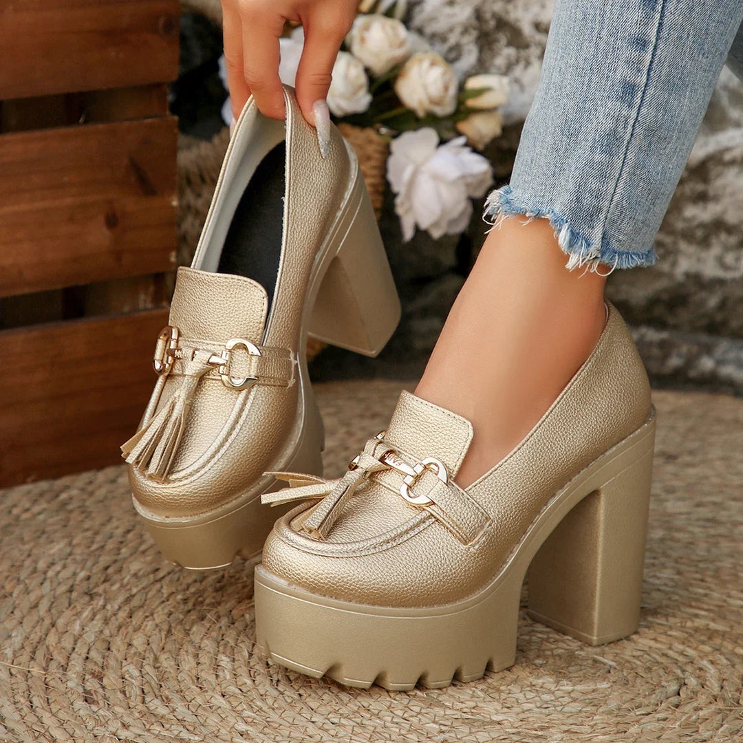 Zarela Platform Loafers