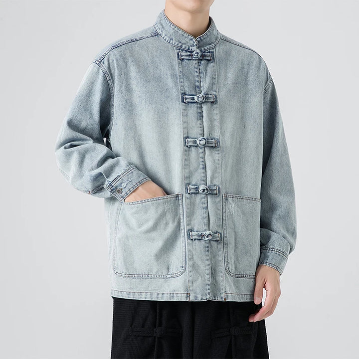 Fusion Knot Denim Jacket