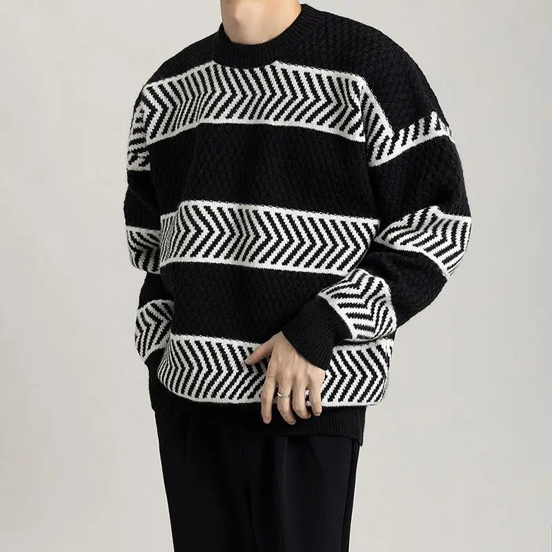 Chevron Edge Sweater