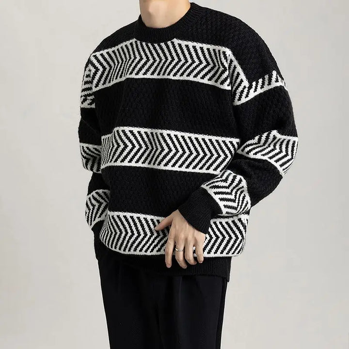 Chevron Edge Sweater