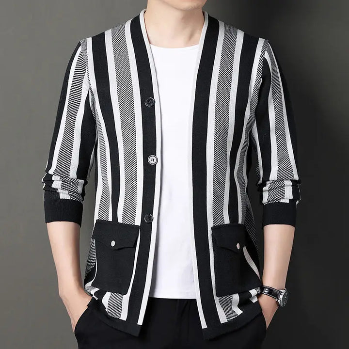 Paramount Striped Cardigan
